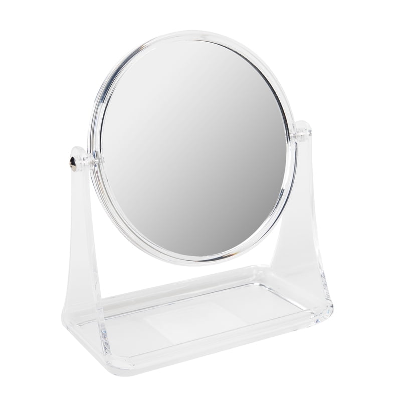 Double-Sided Vanity Mirror with 3x Magnification - Clear