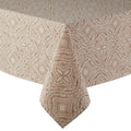 Boho Medallion Tablecloth - 60" x 84" Durable Fabric