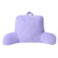 Mainstays Faux Fur Plush Bedrest Pillow - Specialty Size Lilac Bud