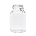 Airtight Glass Storage Jar with Locking Lid - 106 oz