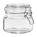 17 oz Airtight Glass Food Storage Jar with Locking Lid - 1