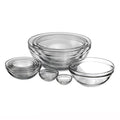 Versatile Glass Mixing Bowls Set - 10 Piece with Nesting Design
