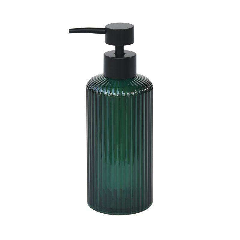 Green Plastic Soap & Lotion Pump Dispenser 14 oz - Mainstays