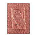 Mainstays Extra Soft 100% Cotton Jersey Bed Sheet Set - Queen, Red Canyon Crackle