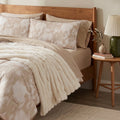 Mainstays Blurred Rose 3-Piece Beige Comforter Set - King, Modern Design
