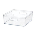 Large Clear Plastic Pantry Organizer Bin - Kitchen, Closet & Fridge Storage