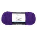 Purple Acrylic Yarn Medium 4 Weight - 7 oz, 397 Yards for Knitting & Crochet