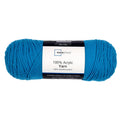 Teal Acrylic Yarn - Medium 4 Weight, 7 oz, 397 Yards for Knitting & Crochet