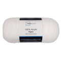 Medium Acrylic Yarn White 14 oz 798 yd Crafting Yarn for Knitting & Crochet - Variation of White V