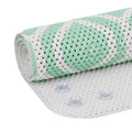 Mainstays Mint Green Fretwork Cushioned Foam Bath Mat - 17x36 Inches - Fret Mint