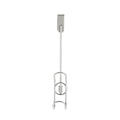 Over-the-Door Single Hook - Metal Satin Nickel Finish, Easy Installation