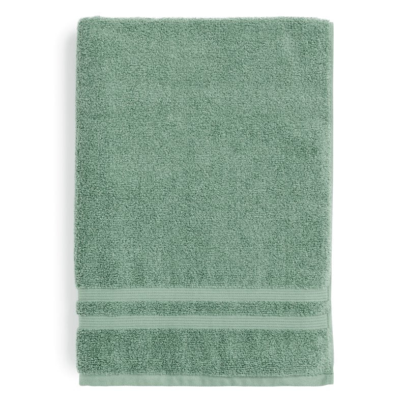 Mainstays Performance Bath Sheet - Green Sage, 30 x 62-Inch Quick Dry & Fade Resistant