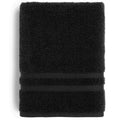 Black Cotton-Rich Quick-Dry Bath Sheet - 62 x 30 Inches, Oversized Towel
