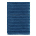 Navy Textured Bath Sheet 62x30 in Quick-Dry Cotton-Polyester Blend - Mainstays