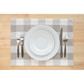 Beige Plaid Placemat - 14” x 19” for Stylish Dining