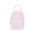Reusable Polyester Lunch Bag with Zippered Pocket - Pink Blush