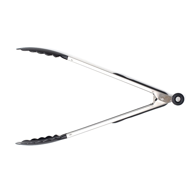 13 Inch Stainless Steel Dripless Kitchen Tongs with Silicone Grip