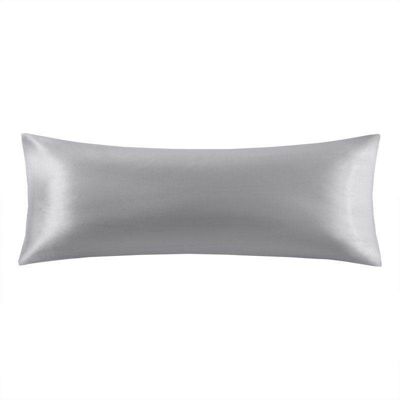 Mainstays Satin Body Pillowcase - Gray, 20x52 Inches, 1 Pack
