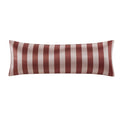 Pink Satin Body Pillowcase 20x52 Inches - Cabana Stripe - Frizz & Cooling