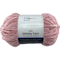 Velvety Yarn Light Pink 315 Yards - Soft Polyester for Knitting & Crochet