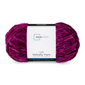 Velvety Yarn Magenta Purple 315 Yards - Soft Polyester for Knitting & Crocheting