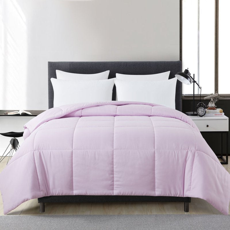 Twin XL Hypoallergenic Down Alternative Comforter - Lilac Solid Print