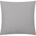 Gray Square Decorative Throw Pillow 18x18 Polyester Textured Accent Cushion