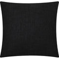 Black Square Decorative Throw Pillow 18x18 Inches - Textured Polyester Accent Cushion - Variation of THIS listing
