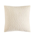 Decorative Square Boucle Pillow - Ivory, 18x18 Inches, Hidden Zipper - Variation 1