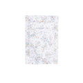 Full Size Microfiber Bed Sheet Set with Floral Pattern - 4 Piece, White