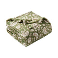 Mainstays Velvet Plush Bed Blanket Full/Queen Size - Green Floral