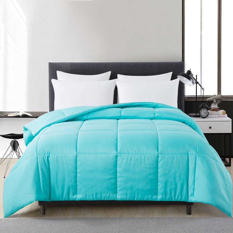 Mainstays Hypoallergenic Down Alternative Comforter - Full/Queen, Teal