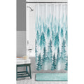 Mainstays Treeline Fabric Shower Curtain - 72x72 Inches, Polyester, Curtain