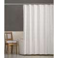 White Water Repellent Fabric Shower Curtain Liner - 70 x 72 Inches, Single