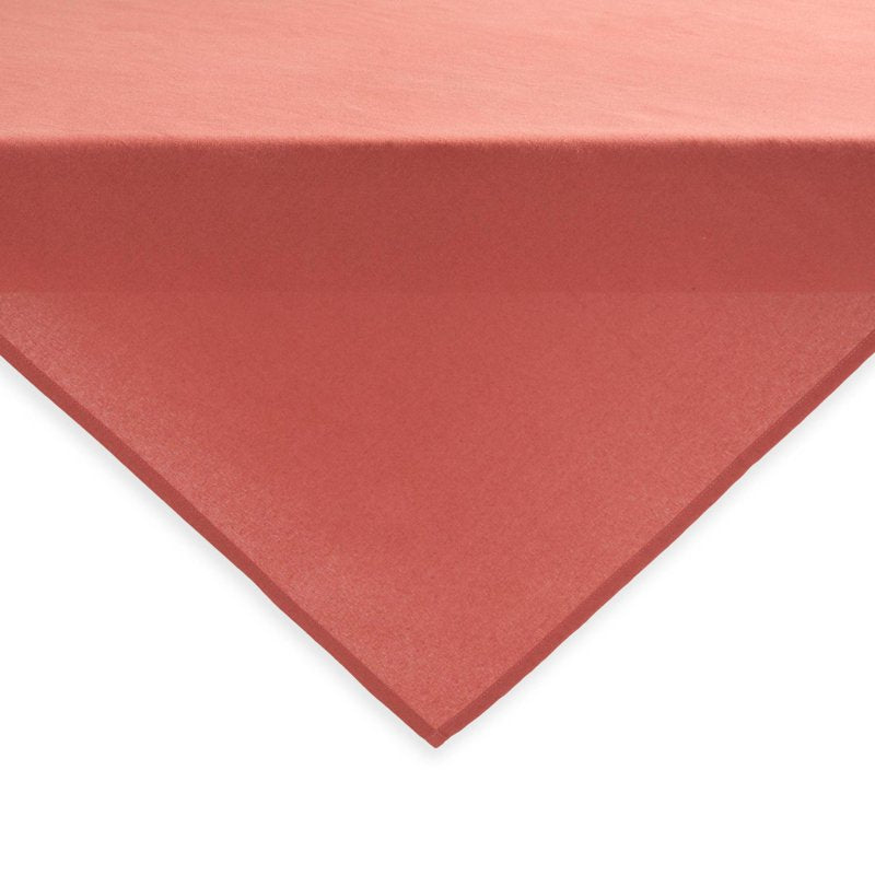 Yale Solid Fabric Table Throw - Canyon Red, 50"x50"