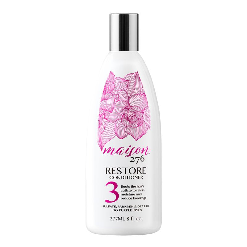 RESTORE Conditioner for Grey, Silver & Blonde Hair - 3-in-1 Moisturizing Treatment, 8 fl oz