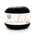 Lion Brand Mandala Gradient Black Yarn - Ombré Wool & Acrylic for Knitting & Crochet