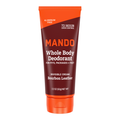 Whole Body Deodorant for Men - Invisible Cream, Aluminum Free, Bourbon Leather - 2.2oz