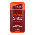 Whole Body Deodorant Stick for Men - Aluminum Free, Bourbon Leather Scent, 2.6 oz