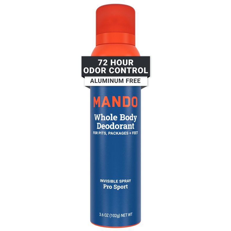 Whole Body Deodorant Spray for Men - Pro Sport, 3.6 oz