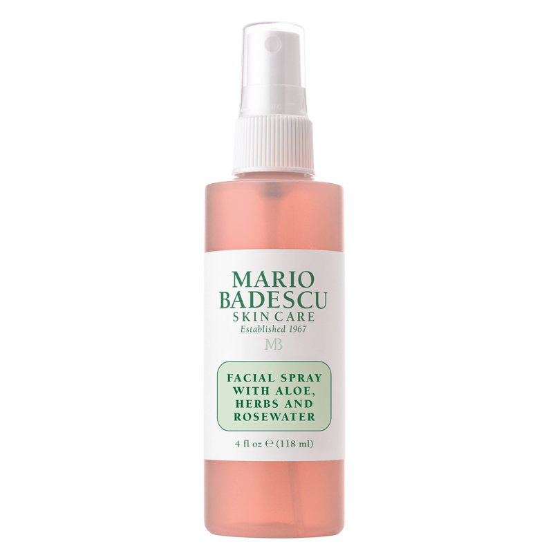 Hydrating Facial Spray with Aloe, Herbs & Rosewater - 4 oz