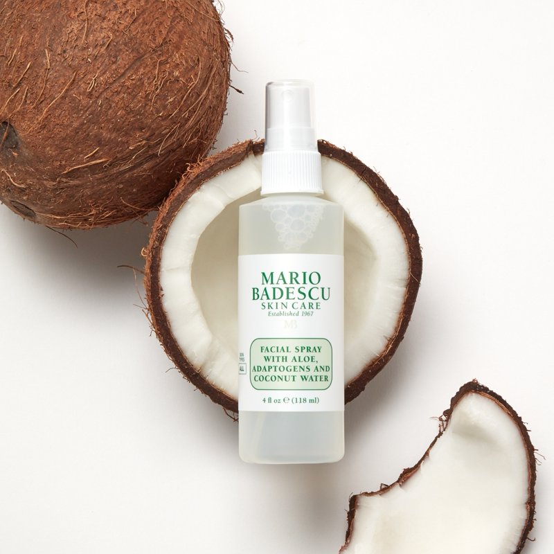 Hydrating Facial Spray with Aloe, Adaptogens, and Coconut Water, 2 fl oz