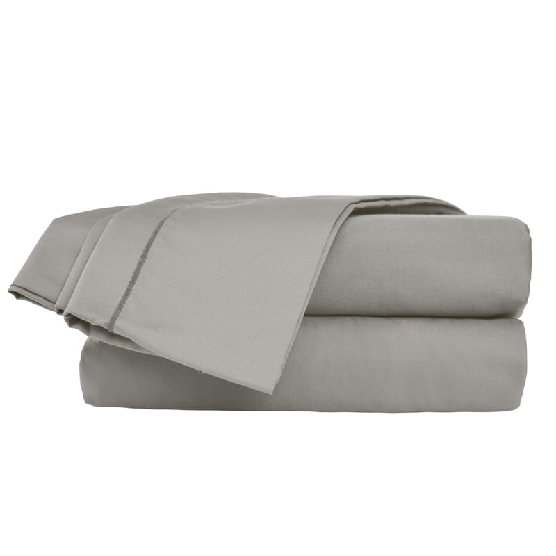 Queen Supima Cotton Sheet Set - Limestone, 700TC Sateen, 4 Pieces