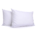 King Down Alternative Bed Pillows - 2 Pack, Supportive & Soft, White