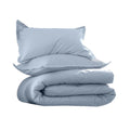 Organic Cotton Light Blue King Comforter Set - EcoPure 3-Piece