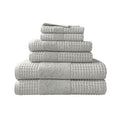 Martex Expression Air Sculpted 6-Piece Cotton Towel Set - Grey
