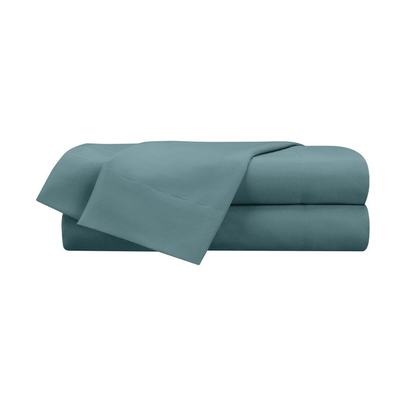 Microfiber Twin Sheet Set - Teal Arctic, Wrinkle-Resistant & Soft