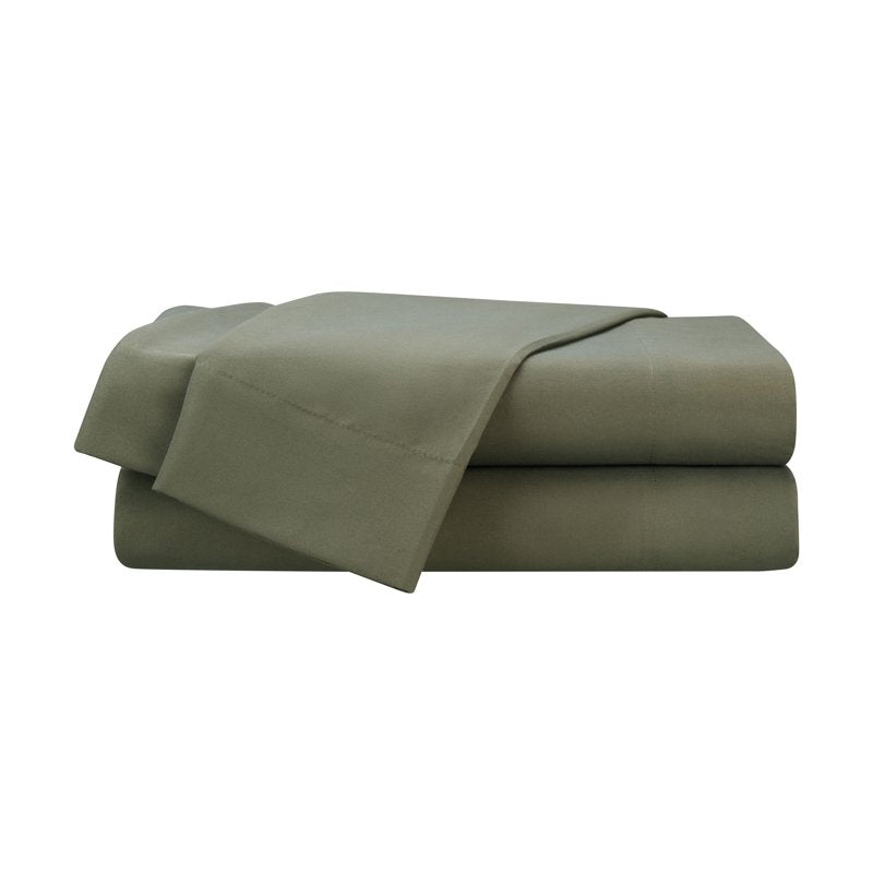 Full Microfiber Sheet Set - Soft Brushed, Wrinkle-Resistant, Easy Care, Green