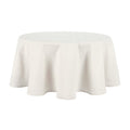 Honeycomb Fabric Tablecloth - Beige, 70" Round