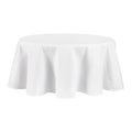 Honeycomb Tablecloth - White, 70" Round - Durable Cotton Fabric